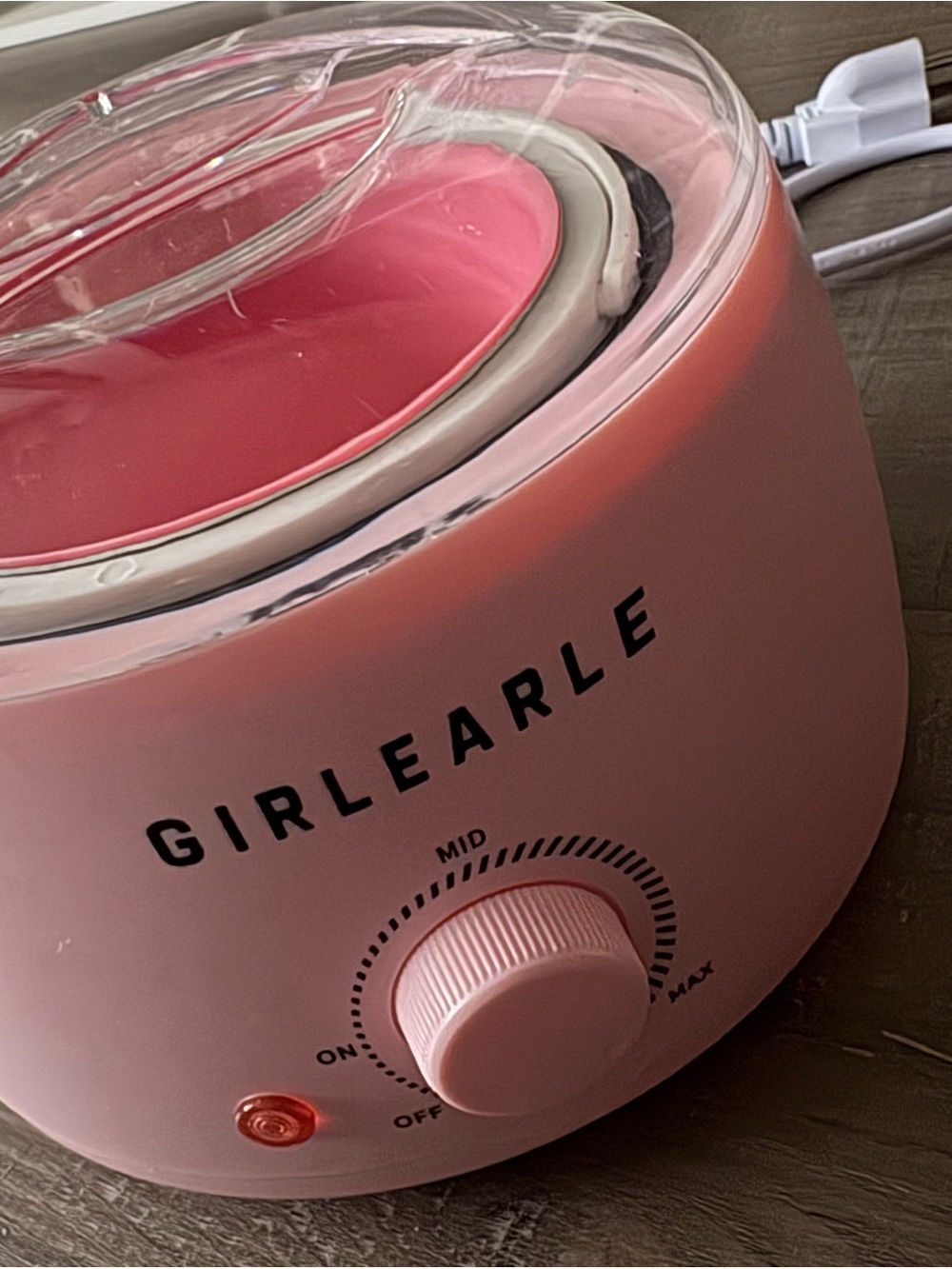 Girlearle Pink Wax Warmer for Home Waxing